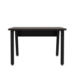 Steel Workstation Desk with Wooden Top - Image 4