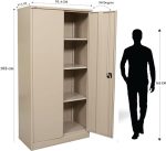 Steel Curved Office Cupboard - Image 2