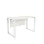 Steel Single Seater Workstation Desk with Wooden Top - Image 7