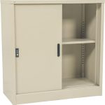 Steel Low hight Sliding Doors Office Cupboard - Image 3