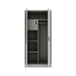 Steel Home Cupboard with Front Door Mirror - Image 8