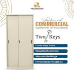 Steel Curved Sliding Doors Office Cupboard - Image 4