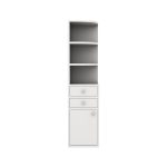 Wooden Corner Storage Cabinet with 3 Display Shelves - Image 6