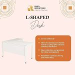 Steel L-Shaped Executive Desk - Image 3