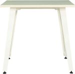 Steel Study Table with Wooden Top - Image 5