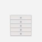 Wooden 5 Drawer Chest Wardrobe - Image 3