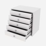 Wooden 5 Drawer Chest Wardrobe - Image 5