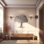 Metal Laser Cut Tree of Life Wall Art - Image 4