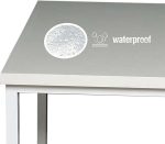 Seel Workstation Desk with Wooden Top - Image 2
