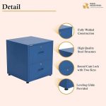 Steel 2 drawers Storage Cabinet - Image 3