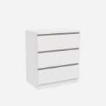 Wooden 3 Chest Of Drawers - Image 9