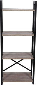 Steel Industrial Ladder 4 Tier Book Shelf - Image 3