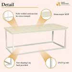 Steel Coffee Table - Image 4