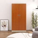 Steel Office Cupboard with Wooden Door