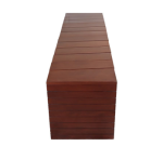 Stainless Steel Bench with Wooden Top - Image 7