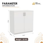 Wooden Low Height Cabinet - Image 4