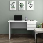 Wooden Office Desk with 3 Drawer - Image 2