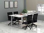 Steel Conference Table with Melamine FinishTop - Image 2