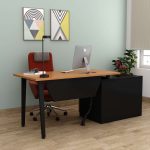 Steel Teo L-Shaped Workstation Desk - Image 4