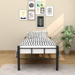 Steel Single Bed With Heavy Duty Metal Platform - Image 5