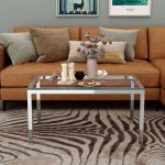 Stainless Steel Coffee Table with Glass Top - Image 2