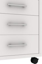Four Drawer Mobile Pedestal Storage Unit - Image 7