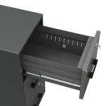 Fire Resistant Steel Safe with Two Drawers & Combination Lock - Image 6
