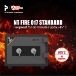 Fire Resistant Steel Safe with Digital & Key Lock, 40Kg - Image 3