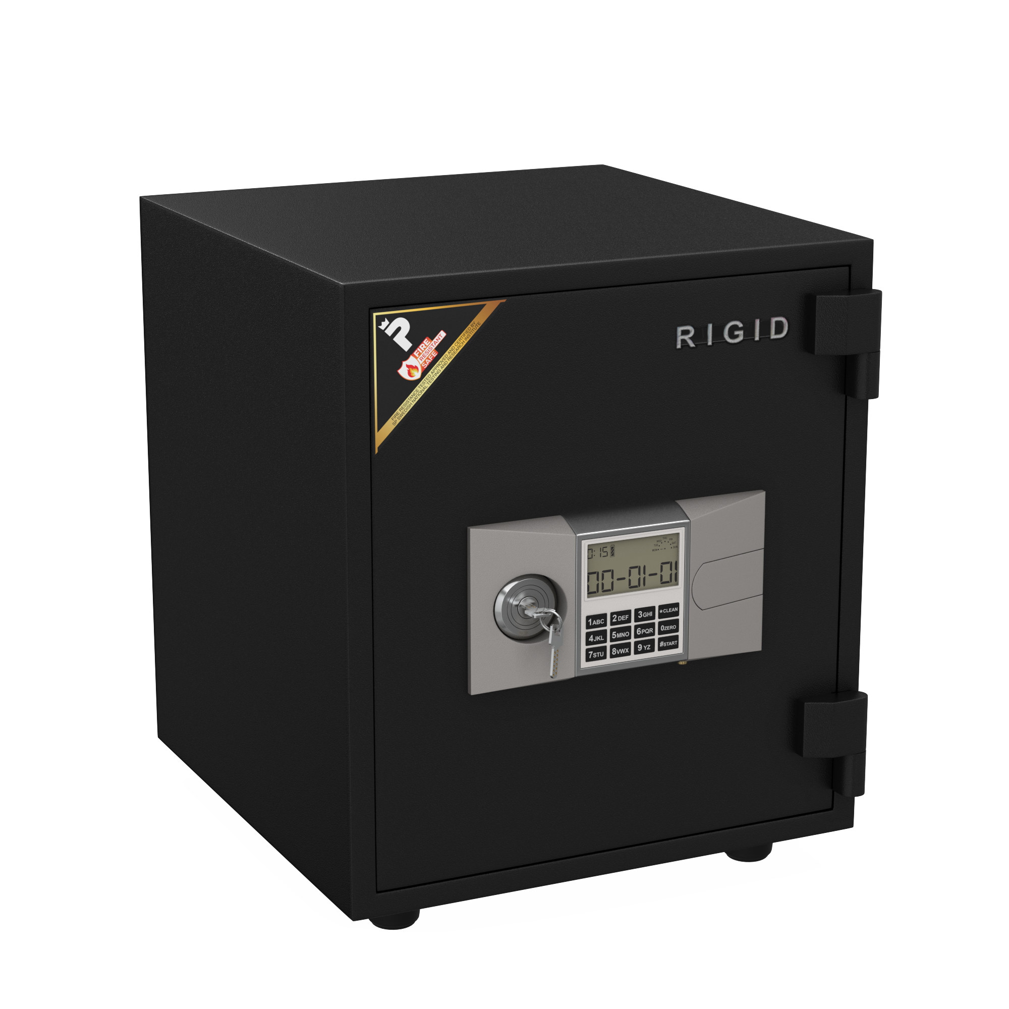 ISO Fire Resistant Steel Safe with Digital & Key Lock, 70Kg - Image 1