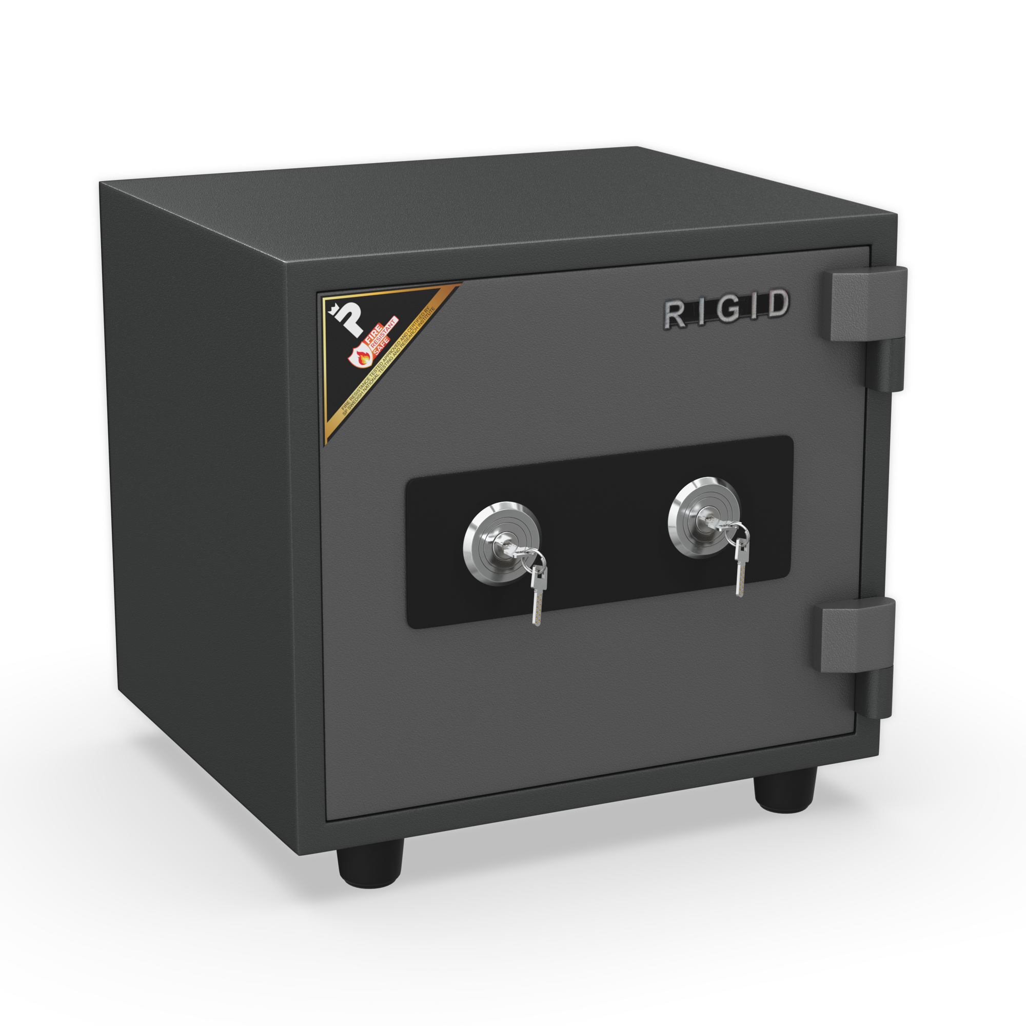 ISO Fire Resistant Steel Safe with Dual Key Lock, 50Kg - Image 1