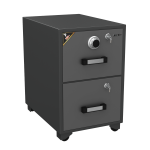 Fire Resistant Steel Safe with Two Drawers & Combination Lock