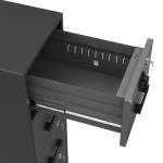 Fire Resistant Steel Safe with Four Drawers & Combination Lock - Image 2