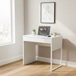Kids Study Table | Wooden Desk with Storage Drawers | Study Workstation for School, College, Bedroom & Hallway | Ideal for Learning & Homework ( 50D x 73W x 75.5H CM) | Knock-Down Condition