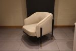 RIGID Luxury Upholstered Accent Chair with Curved Back and Premium Seating - Image 2