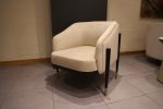 RIGID Luxury Upholstered Accent Chair with Curved Back and Premium Seating - Image 3