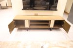 RIGID Modern Wooden TV Unit with Storage Cabinets | 2000 x 510 x 500 mm - Image 3