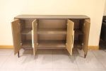 RIGID 4-Door Sideboard Cabinet with Shelves, 1700x500x900 mm Storage Unit - Image 3