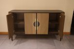RIGID 4-Door Sideboard Cabinet with Shelves, 1700x500x900 mm Storage Unit - Image 2